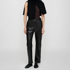 Nanushka Vinni black Okobor™ Alt-Leather Pants new nvr worn tags! Offer! Large